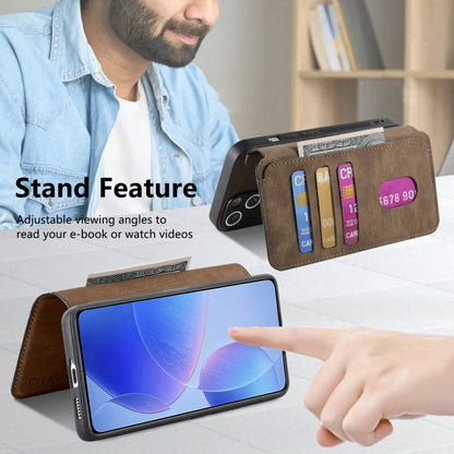 For Redmi K70 / K70 Pro CaseNeo MagSafe RFID Anti-theft Retro Leather Phone Case(Brown)
