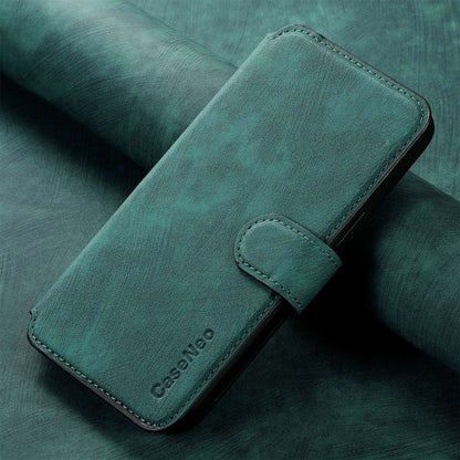 For Redmi Note 12 Pro+ 5G CaseNeo MagSafe RFID Anti-theft Retro Leather Phone Case(Green)