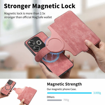 For Xiaomi Poco F6 CaseNeo MagSafe RFID Anti-theft Retro Leather Phone Case(Pink)
