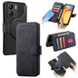 For Xiaomi Poco M6 CaseNeo MagSafe RFID Anti-theft Retro Leather Phone Case(Black)