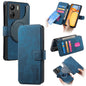 For Xiaomi Poco M6 CaseNeo MagSafe RFID Anti-theft Retro Leather Phone Case(Blue)