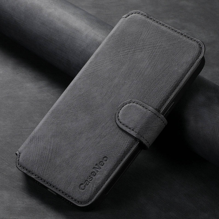 For Xiaomi Poco X6 5G CaseNeo MagSafe RFID Anti-theft Retro Leather Phone Case(Black)