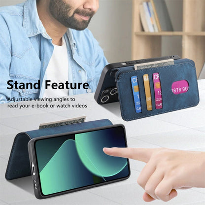 For Xiaomi 13T / 13T Pro CaseNeo MagSafe RFID Anti-theft Retro Leather Phone Case(Blue)