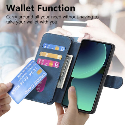 For Xiaomi 13T / 13T Pro CaseNeo MagSafe RFID Anti-theft Retro Leather Phone Case(Blue)