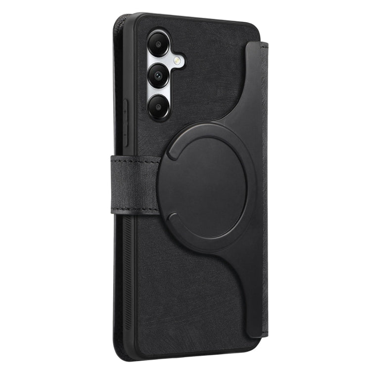 For Galaxy A35 5G CaseNeo MagSafe RFID Anti-theft Retro Leather Phone Case(Black)
