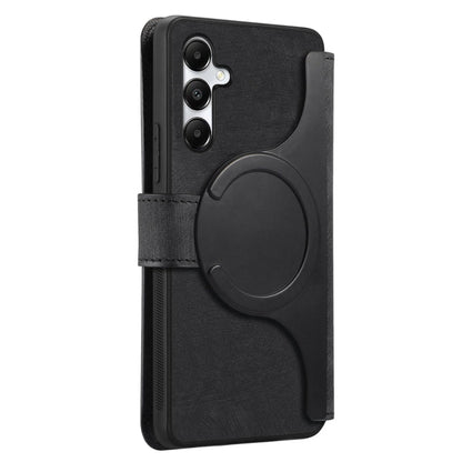 For Galaxy A35 5G CaseNeo MagSafe RFID Anti-theft Retro Leather Phone Case(Black)
