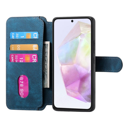 For Galaxy A35 5G CaseNeo MagSafe RFID Anti-theft Retro Leather Phone Case(Blue)
