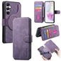For Galaxy A35 5G CaseNeo MagSafe RFID Anti-theft Retro Leather Phone Case(Purple)