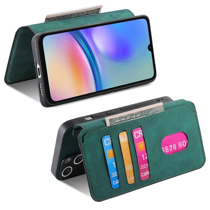 For Galaxy A05s CaseNeo MagSafe RFID Anti-theft Retro Leather Phone Case(Green)