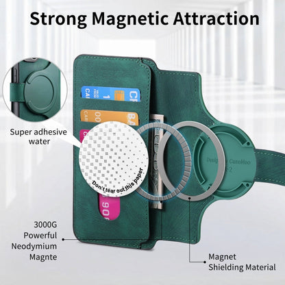 For Galaxy A05s CaseNeo MagSafe RFID Anti-theft Retro Leather Phone Case(Green)