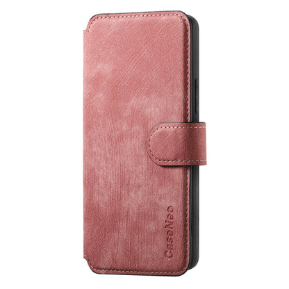 For Galaxy A05s CaseNeo MagSafe RFID Anti-theft Retro Leather Phone Case(Pink)