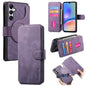 For Galaxy A05s CaseNeo MagSafe RFID Anti-theft Retro Leather Phone Case(Purple)