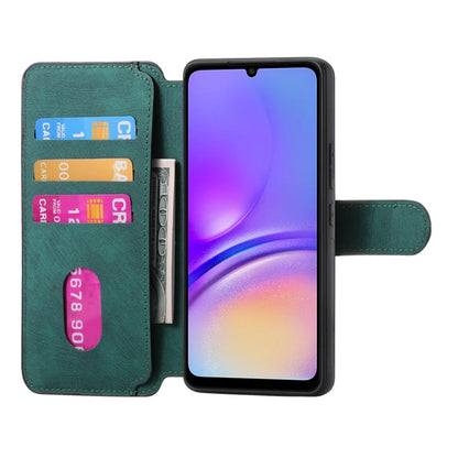 For Galaxy A05 CaseNeo MagSafe RFID Anti-theft Retro Leather Phone Case(Green)