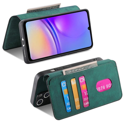 For Galaxy A05 CaseNeo MagSafe RFID Anti-theft Retro Leather Phone Case(Green)