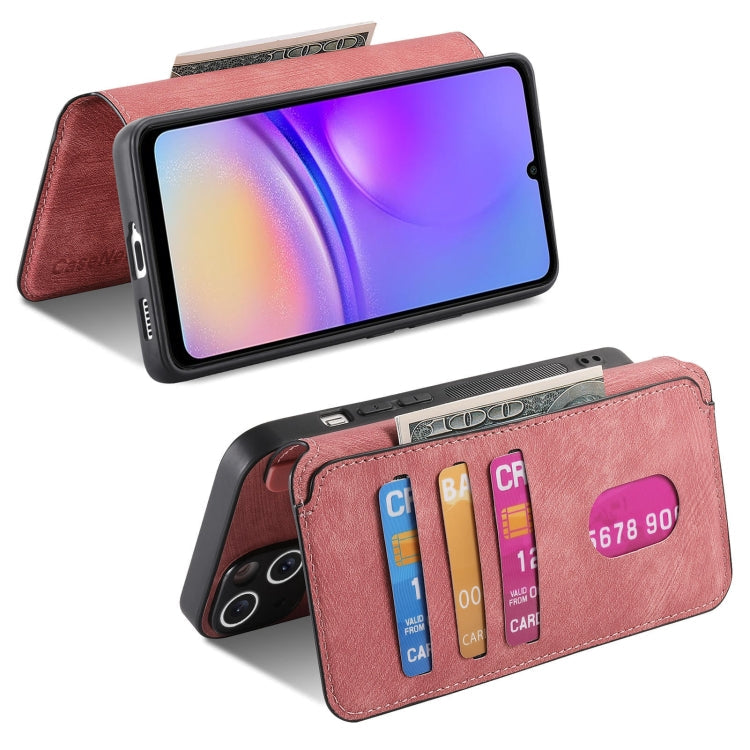 For Galaxy A05 CaseNeo MagSafe RFID Anti-theft Retro Leather Phone Case(Pink)