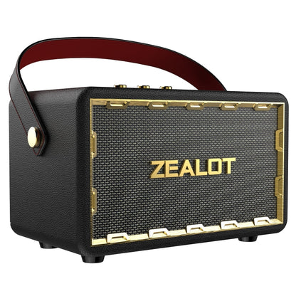 Zealot MT01 Retro Card Portable Wireless Bluetooth Speaker(Black)