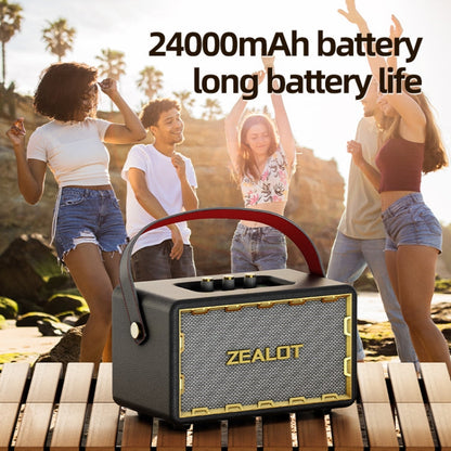 Zealot MT01 Retro Card Portable Wireless Bluetooth Speaker(Black)