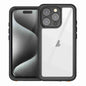 Pour iPhone 16 Pro Max RedPepper IP68 Coque de téléphone étanche triple protection (Noir)