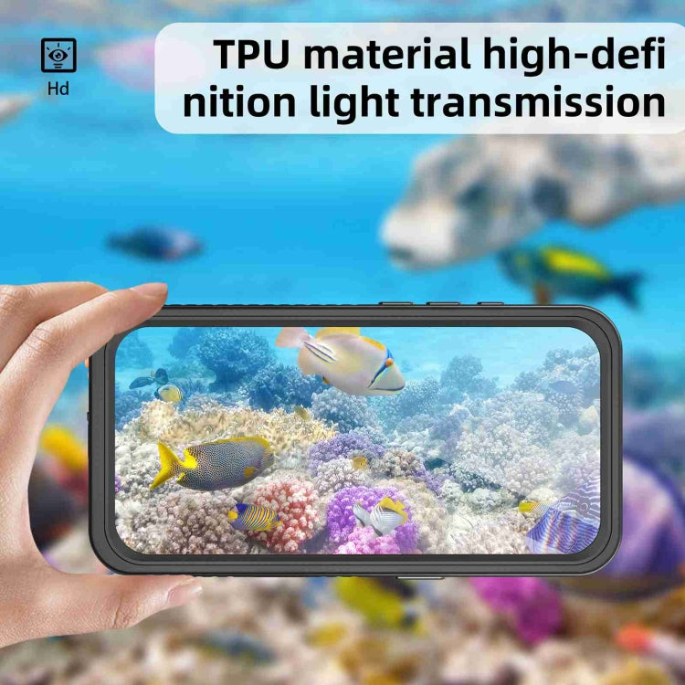 For iPhone 16 Pro RedPepper IP68 Waterproof Triple-proof Phone Case(Black)