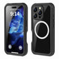 For iPhone 16 Pro Max RedPepper IP68 Waterproof Triple-proof MagSafe Phone Case(Black)