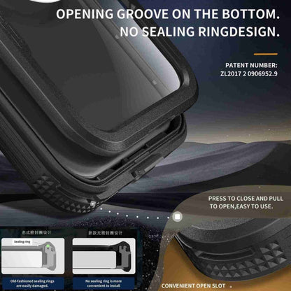 For iPhone 16 Pro Max RedPepper IP68 Waterproof Triple-proof MagSafe Phone Case(Black)