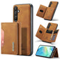 For Samsung Galaxy A16 5G DG.MING M2 Series 3-Fold Multi Card Bag + Magnetic Phone Case(Brown)