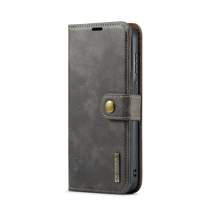 For Samsung Galaxy A16 5G DG.MING Crazy Horse Texture Detachable Magnetic Leather Case(Grey)