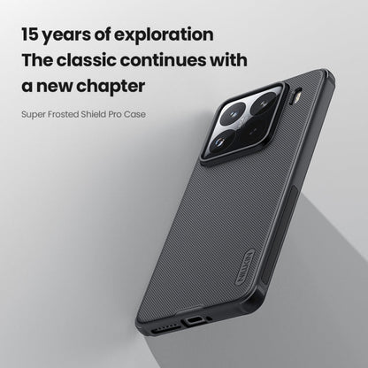 For Xiaomi 15 Pro NILLKIN Frosted Shield Pro PC + TPU Phone Case(Green)