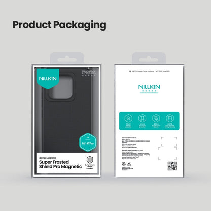 For Xiaomi 14T Pro NILLKIN Frosted Shield Pro Magnetic Phone Case(Black)
