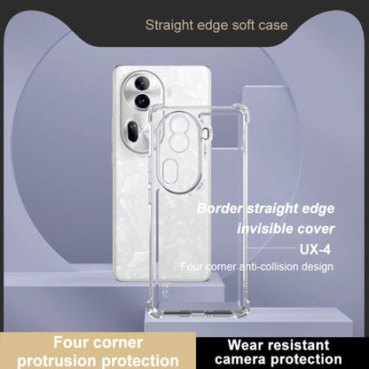 For OPPO Reno11 Pro 5G Global IMAK UX-4 Series Four-corner Shockproof Phone Case(Transparent)