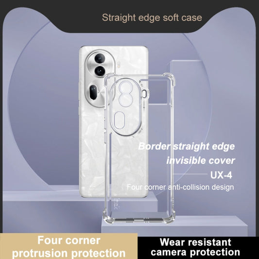 For OPPO Reno11 Pro 5G Global IMAK UX-4 Series Four-corner Shockproof Phone Case(Transparent)