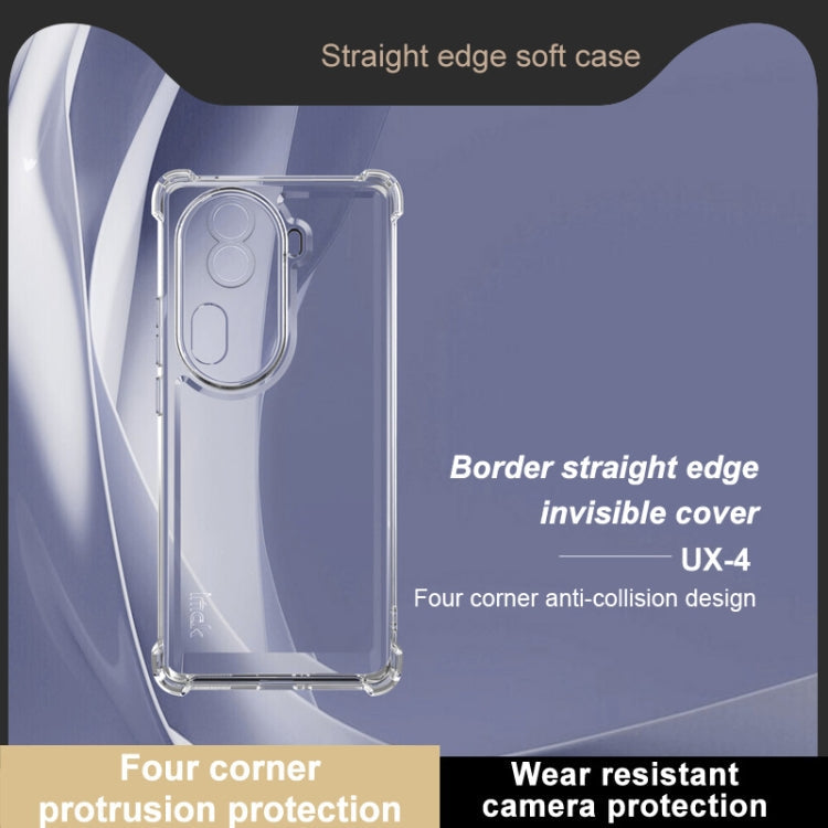 For OPPO Reno11 Pro 5G Global IMAK UX-4 Series Four-corner Shockproof Phone Case(Transparent)