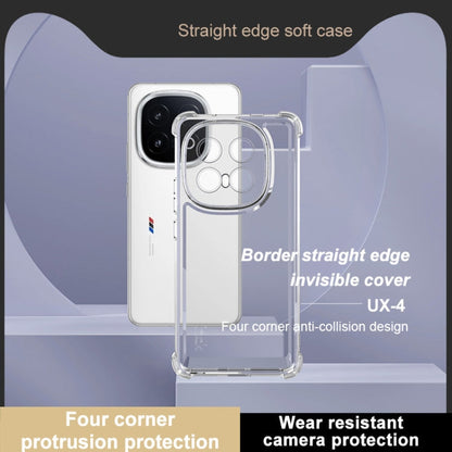 For vivo iQOO 13 IMAK UX-4 Series Four-corner Shockproof Phone Case(Transparent)