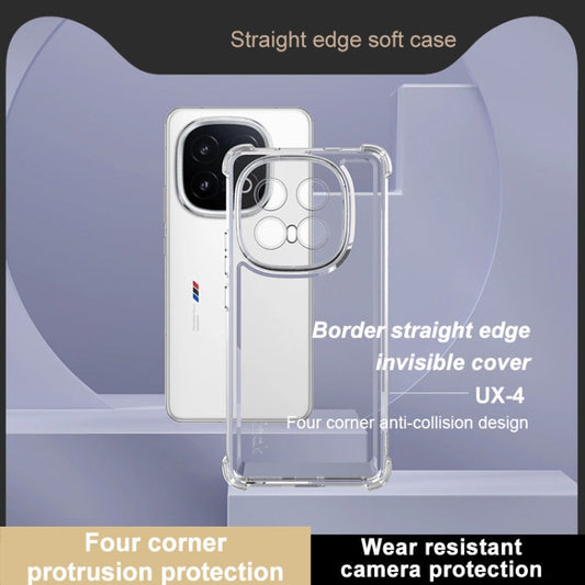 For vivo iQOO 13 IMAK UX-4 Series Four-corner Shockproof Phone Case(Transparent)