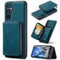 For Samsung Galaxy A16 5G JEEHOOD J02 Magnetic Zipper Horizontal Flip Leather Phone Case(Blue)