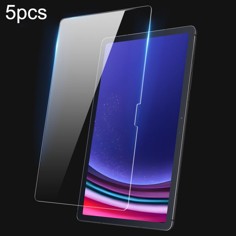 Pour Samsung Galaxy Tab S10+ 5 protections d'écran DUX DUCIS en verre trempé HD 9H de 0,33 mm