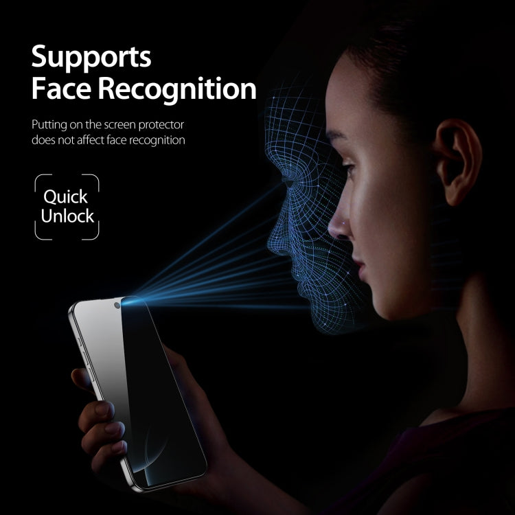 For iPhone 16 Pro 5pcs DUX DUCIS 0.33mm 9H High Aluminum Anti-spy HD Tempered Glass Film