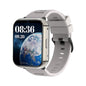 Montre intelligente d'appel 4G UNIWA DM66, 2 Go+16 Go, écran IPS de 1,99 pouces, Android 9.0, compatible WiFi GPS (argent)