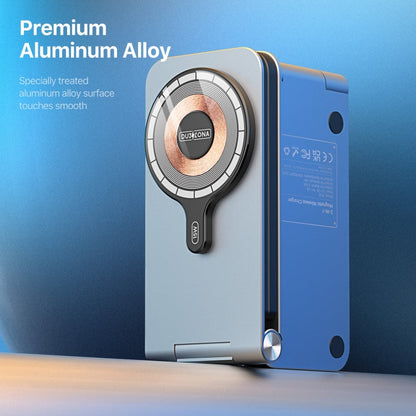 DUZZONA W22 15W 3 in 1 Foldable Magnetic Wireless Charging Stand(Grey)