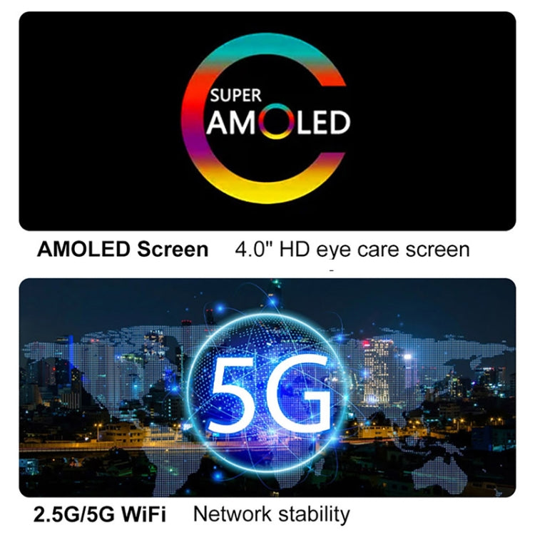 UNIWA MP009 4.0 inch IPS Screen Android 8.1 AI Smart Music Player Mini Tablet PC 2GB+16GB(Black)