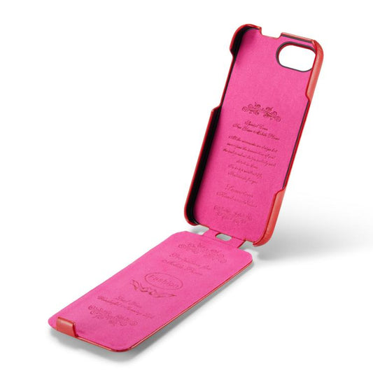 For iPhone 17e / 16e Fierre Shann 64 Texture Vertical Flip PU Leather Phone Case(Red)