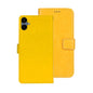 For Samsung Galaxy A06 4G idewei Crazy Horse Texture Leather Phone Case(Yellow)