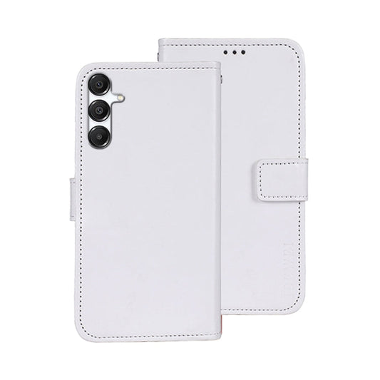 For Samsung Galaxy A16 5G idewei Crazy Horse Texture Leather Phone Case(White)