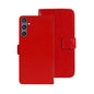 For Samsung Galaxy S24 FE 5G idewei Crazy Horse Texture Leather Phone Case(Red)