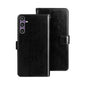 For Samsung Galaxy S24 FE 5G idewei Crazy Horse Texture Leather Phone Case(Black)