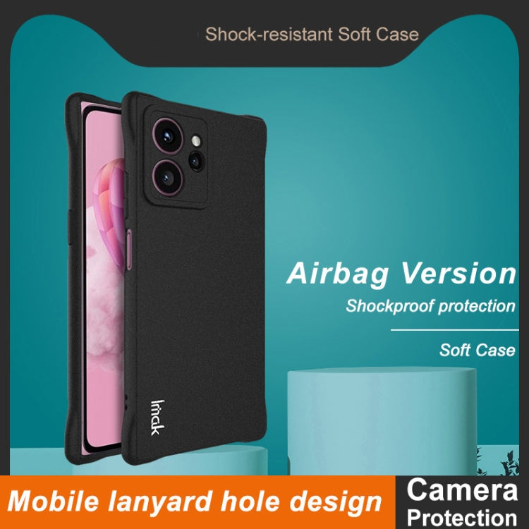 For HMD Skyline 5G imak Shockproof Airbag TPU Phone Case(Matte Black)