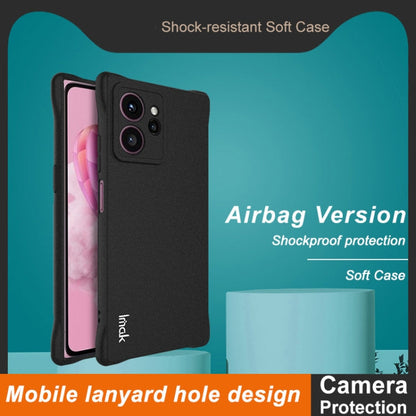 For HMD Skyline 5G imak Shockproof Airbag TPU Phone Case(Matte Black)