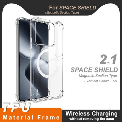 Pour Xiaomi 14T 5G IMAK Space Shield PC + TPU Housse de téléphone antichoc MagSafe avec airbag (transparent)