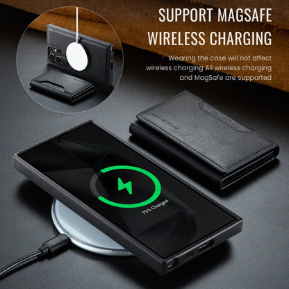 For Samsung Galaxy S24 Ultra 5G MAGKING K2 Series MagSafe RFID Card Bag Detachable Phone Case(Black)