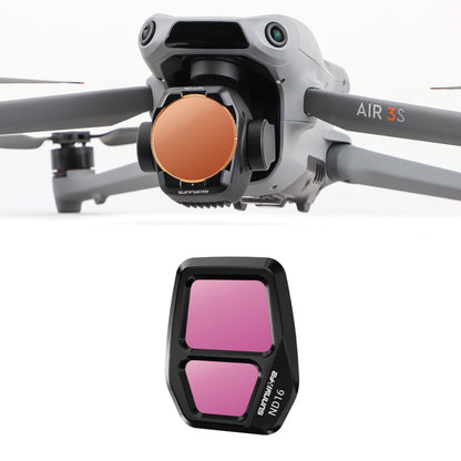 Pour filtre d'objectif de caméra DJI Air 3S Sunnylife, filtre : ND16
